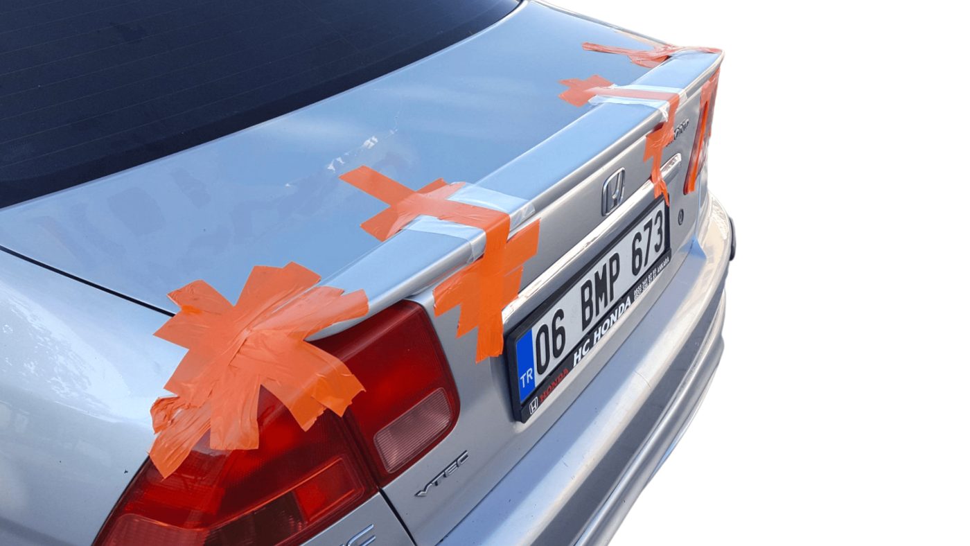 Honda Vtech2 Bagaj spoileri